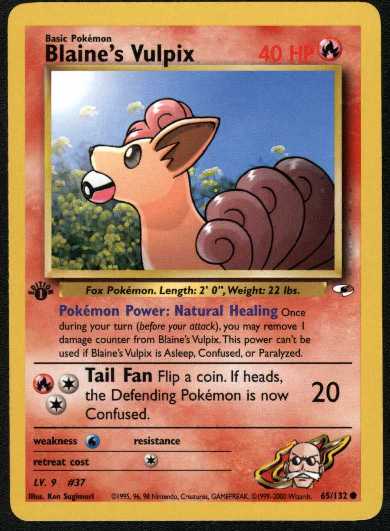 065 Blaine's Vulpix